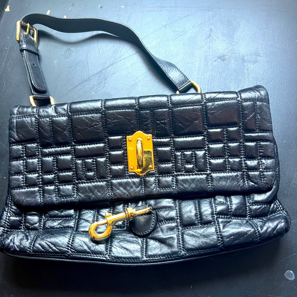 Dolce and Gabbana Quilted Leather Bag Miss Miss Elizabeth